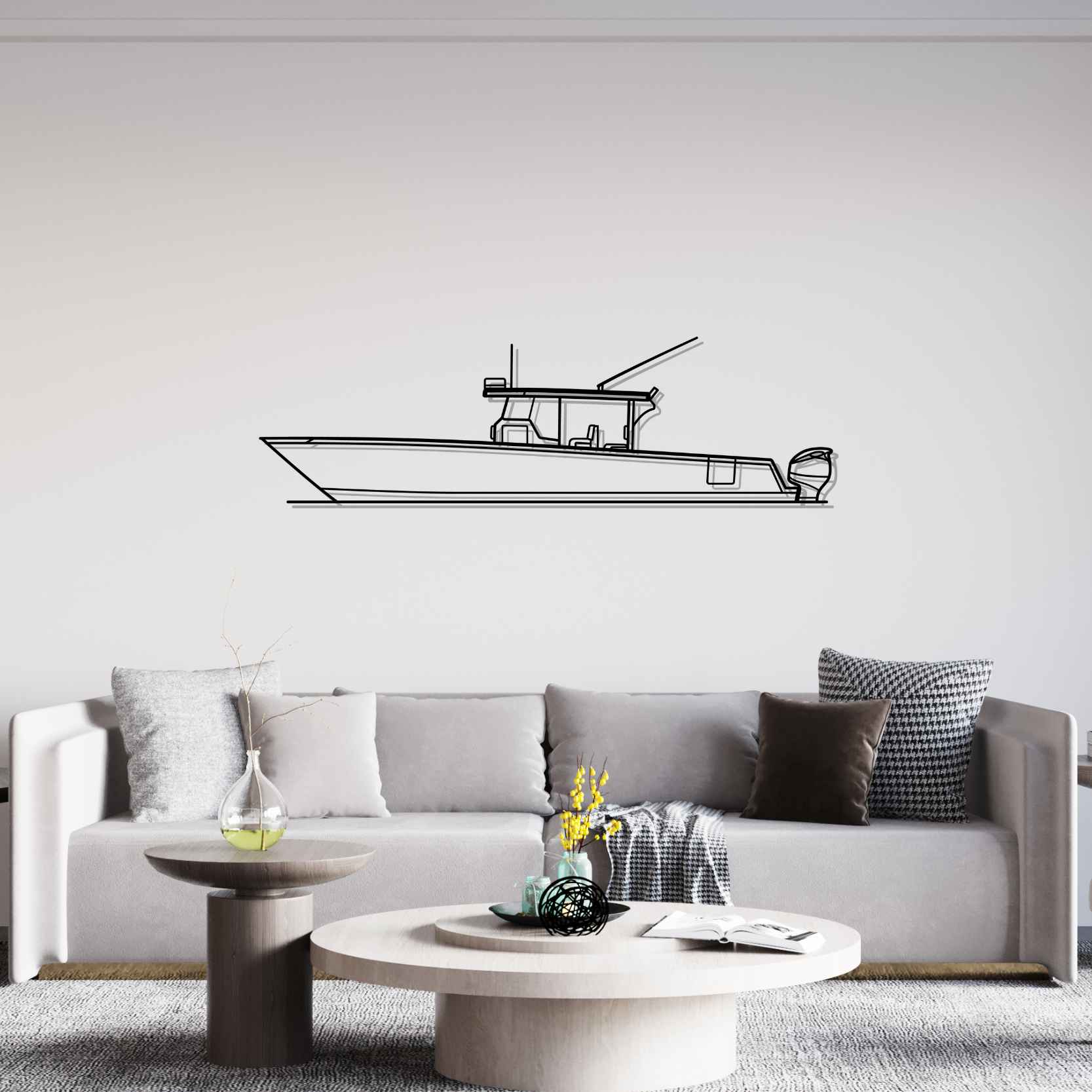 DEKORACJA ścienna Obraz BOAT MODEL CAT 42 - obrazek 3