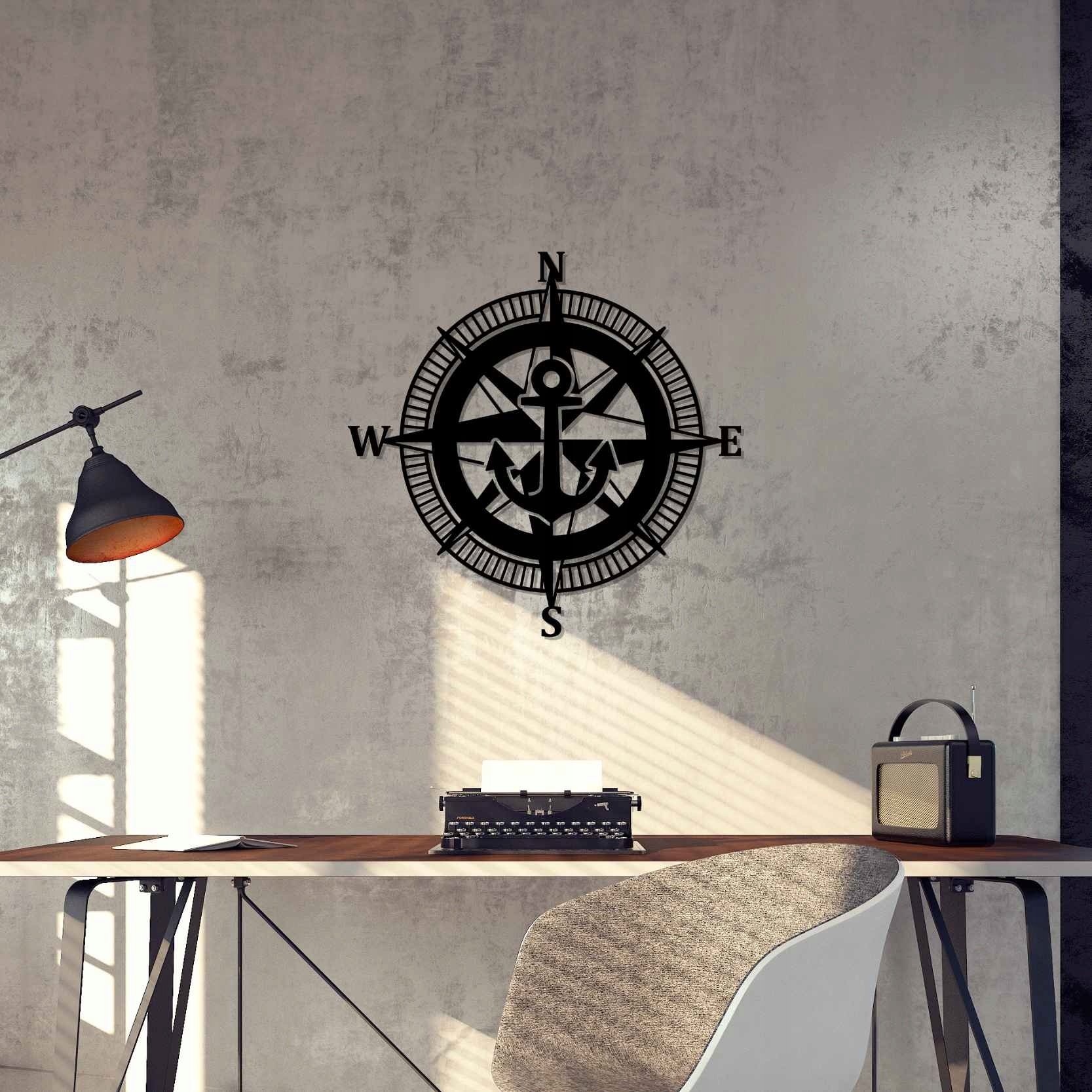 DEKORACJA ścienna Obraz COMPASS STAR - obrazek 2