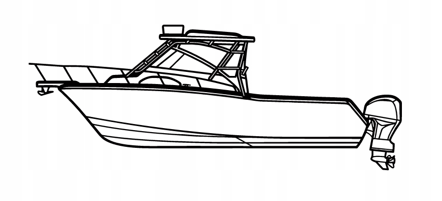 DEKORACJA ścienna Obraz BOAT MODEL 300 MARLIN