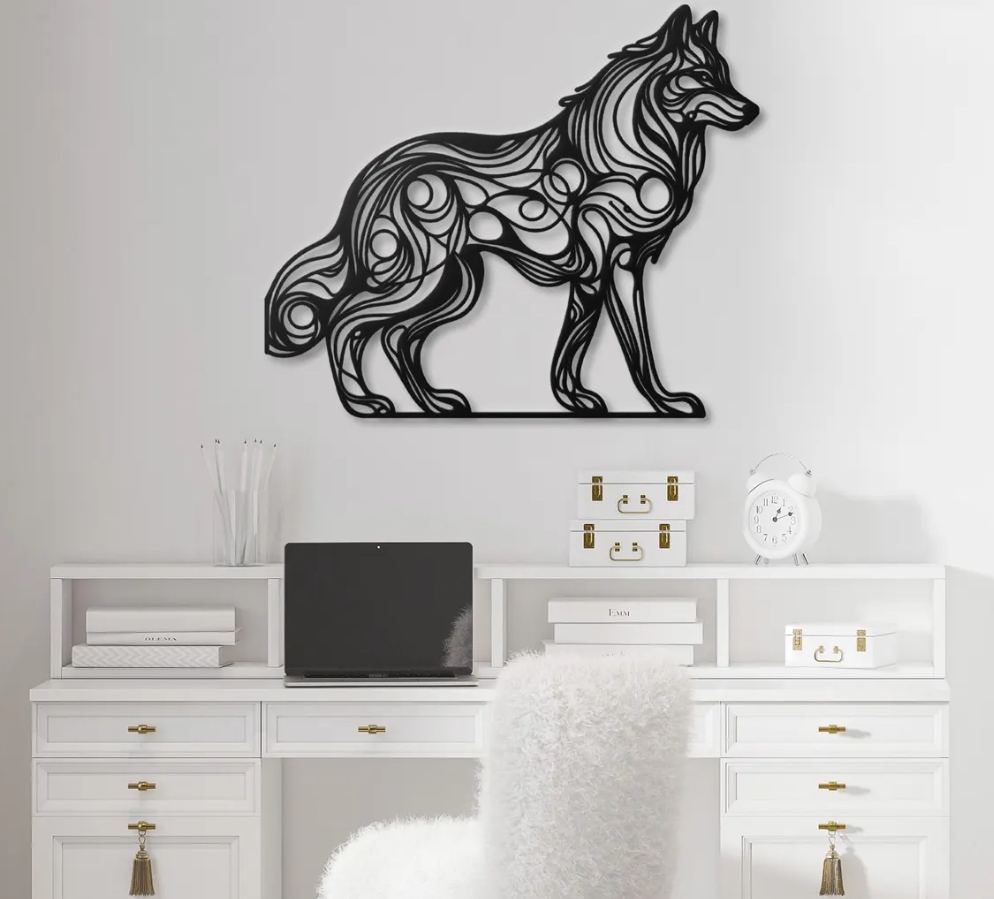 DEKORACJA ścienna Obraz wzór WILK - obrazek 3