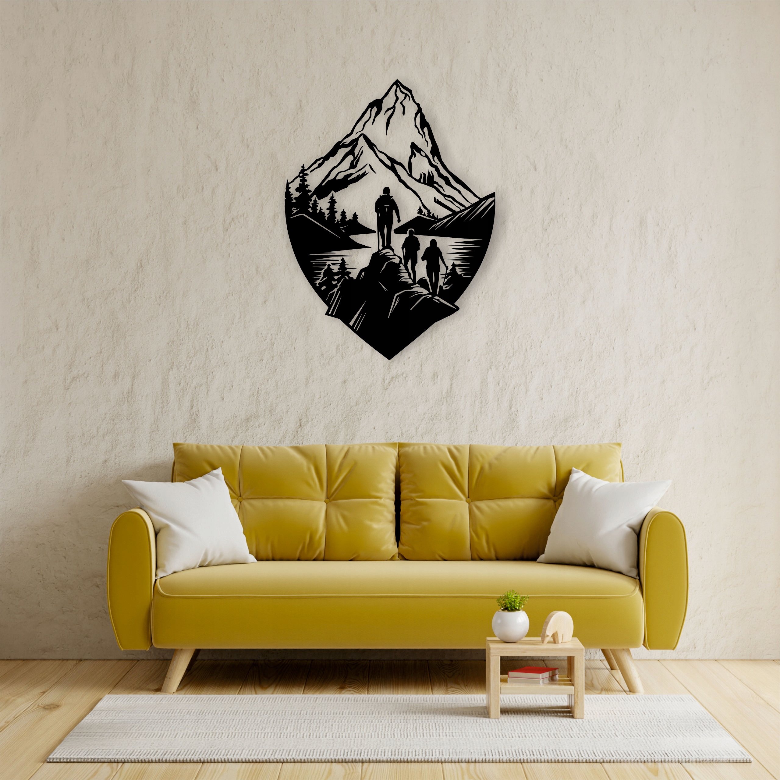 GÓRY KRAJOBRAZ DEKORACJA PANEL ŚCIENNY NAKLEJKA - obrazek 2