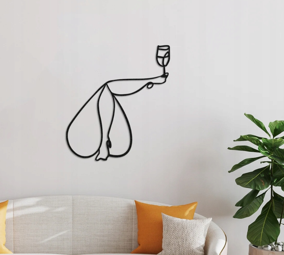 DEKORACJA ścienna Obraz wzór sylwetka kobiety - obrazek 2