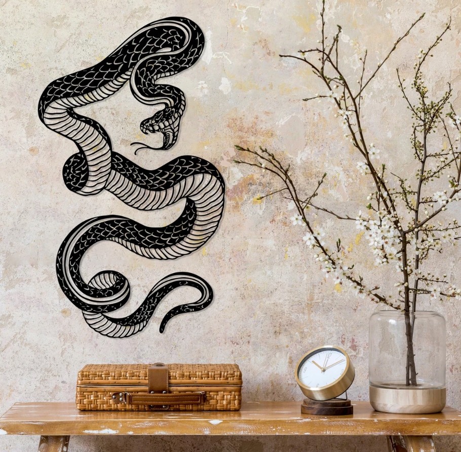 DEKORACJA ścienna Obraz wzór WĄŻ - obrazek 3