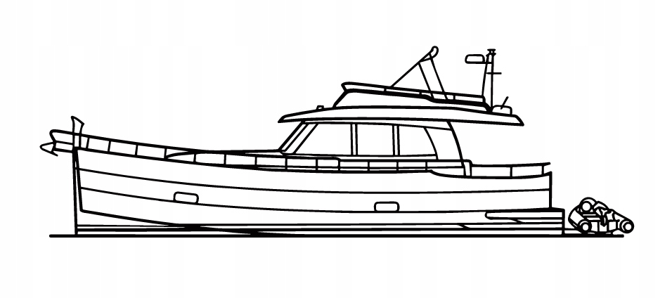 DEKORACJA ścienna Obraz BOAT MODEL MENORQUIN 54