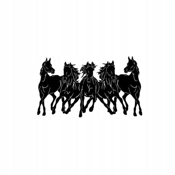 KONIE GALOP DEKORACJA PANEL ŚCIENNY NAKLEJKA