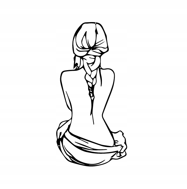 DEKORACJA ścienna Obraz wzór sylwetka kobieca