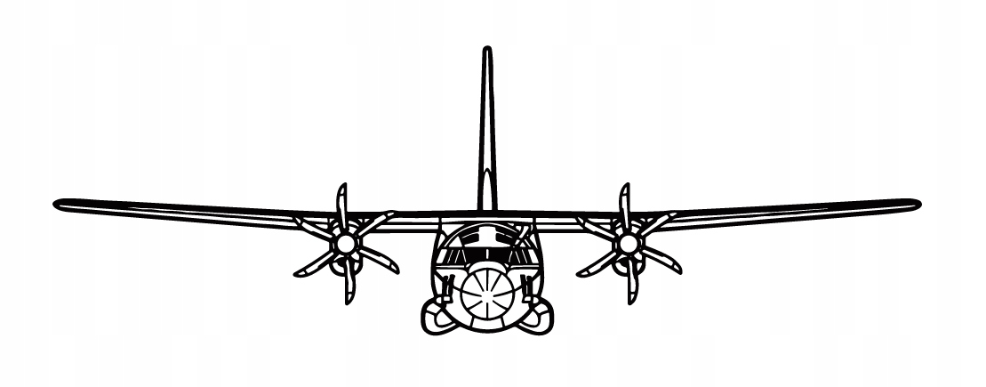 DEKORACJA ścienna Obraz C-27J Spartan