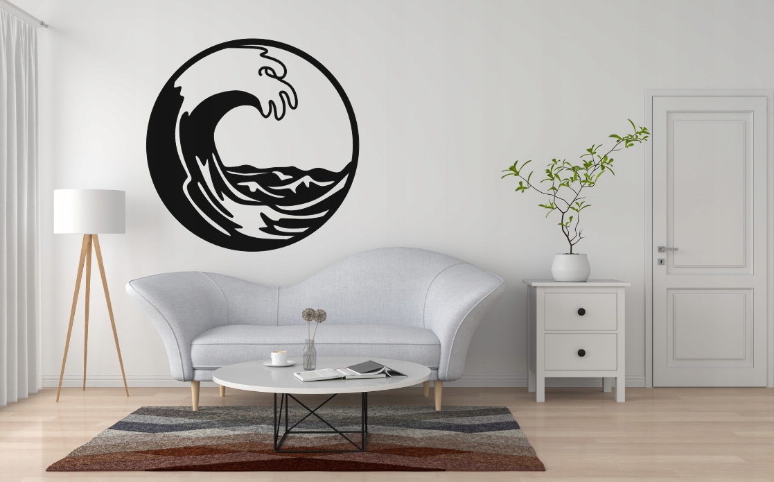 FALA PANEL ŚCIENNY NAKLEJKA OBRAZ - obrazek 2