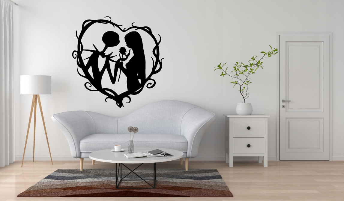 PARA SERCE DEKORACJA PANEL ŚCIENNY NAKLEJKA OBRAZ - obrazek 3