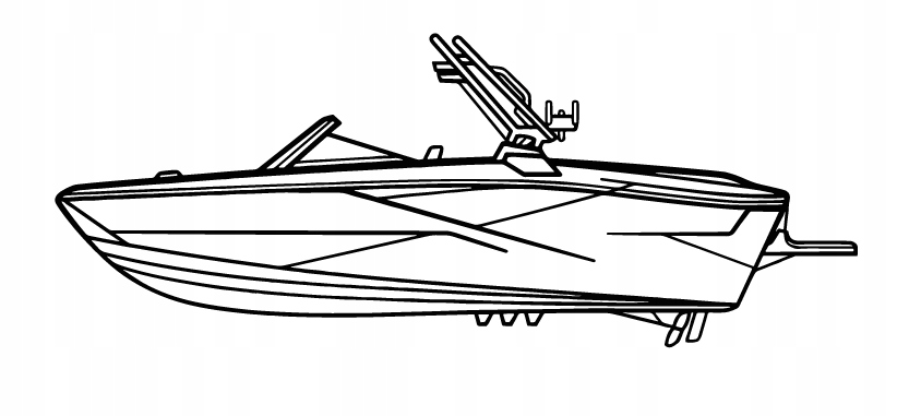 DEKORACJA ścienna Obraz BOAT MODEL H22