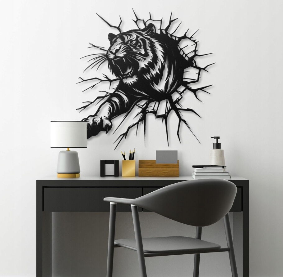 DEKORACJA ścienna Obraz wzór TYGRYS - obrazek 2