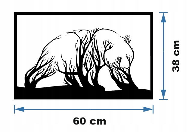 PANDA PANEL ŚCIENNY NAKLEJKA OBRAZ - obrazek 4
