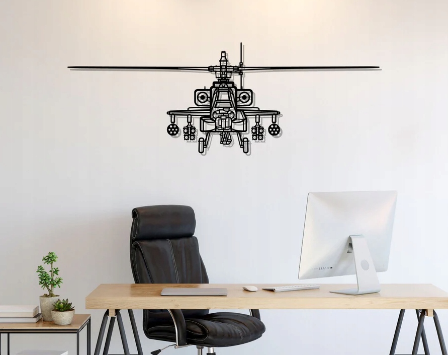 DEKORACJA ścienna Obraz AH-64D APACHE - obrazek 3