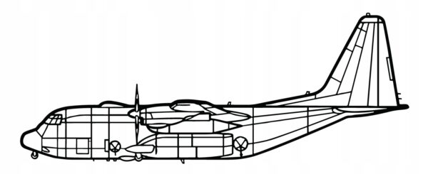 DEKORACJA ścienna Obraz AC-130J GHOSTRIDER