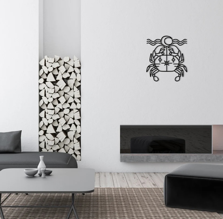 DEKORACJA ścienna Obraz wzór znak zodiaku rak - obrazek 2