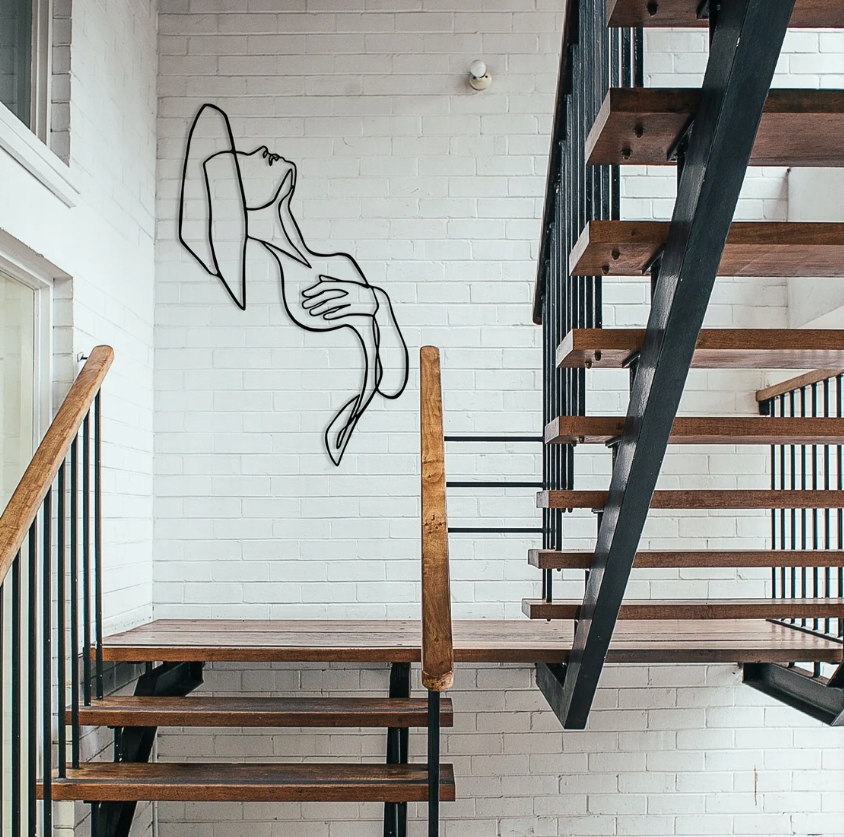 DEKORACJA ścienna Obraz wzór sylwetka kobieca - obrazek 2