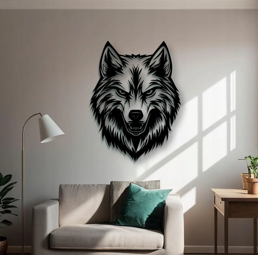 DEKORACJA ścienna Obraz wzór WILK - obrazek 2