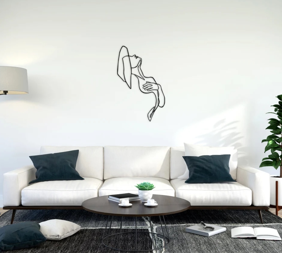 DEKORACJA ścienna Obraz wzór sylwetka kobieca - obrazek 3