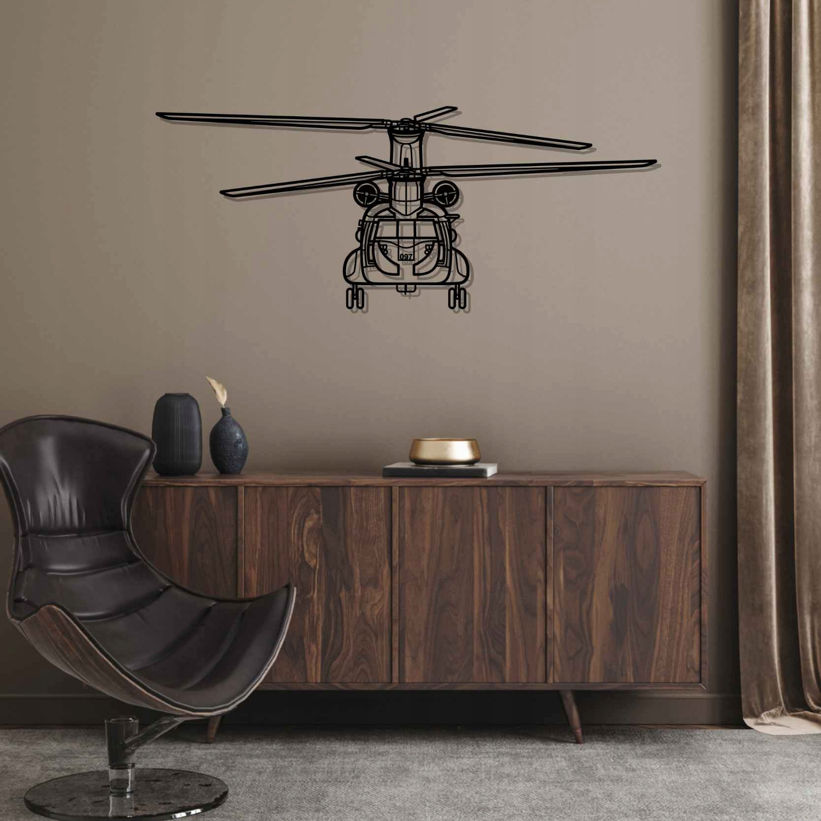 DEKORACJA ścienna Obraz CH47D-F Chinook Front - obrazek 3