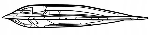 DEKORACJA ścienna Obraz B-2 SPIRIT STEALTH BOMBER