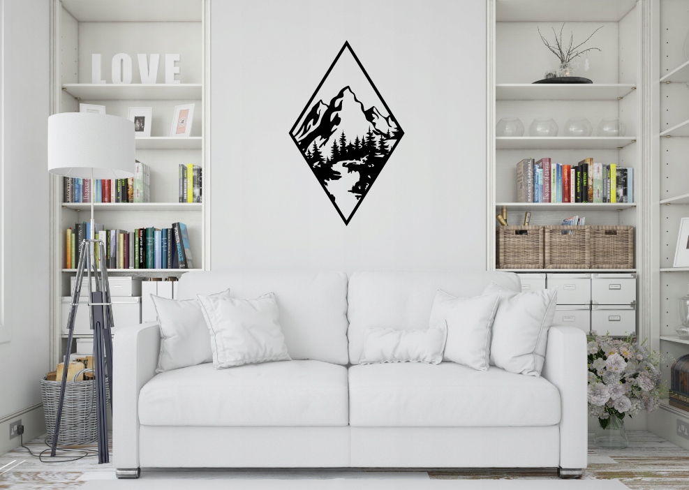 GÓRY PANEL ŚCIENNY NAKLEJKA OBRAZ - obrazek 2