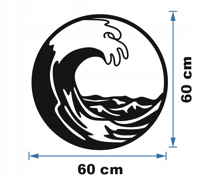 FALA PANEL ŚCIENNY NAKLEJKA OBRAZ - obrazek 4