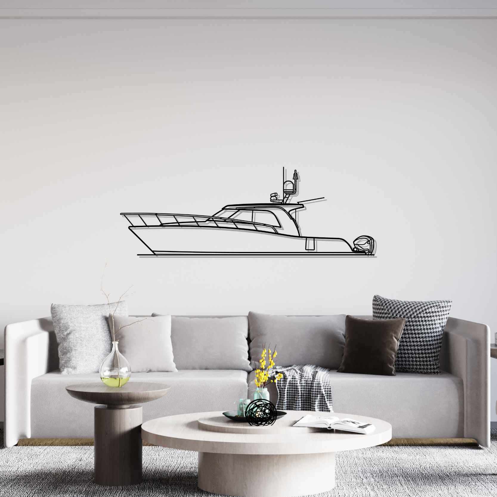 DEKORACJA ścienna Obraz BOAT MODEL 42 - obrazek 2