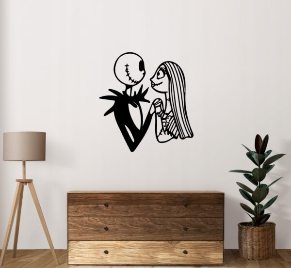 HALLOWEEN PARA DEKORACJA PANEL ŚCIENNY NAKLEJKA OBRAZ - obrazek 3