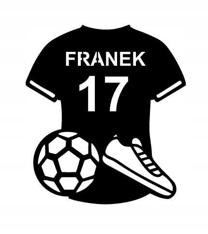 DEKORACJA ścienna Obraz wzór KOSZULKA SPORTOWA