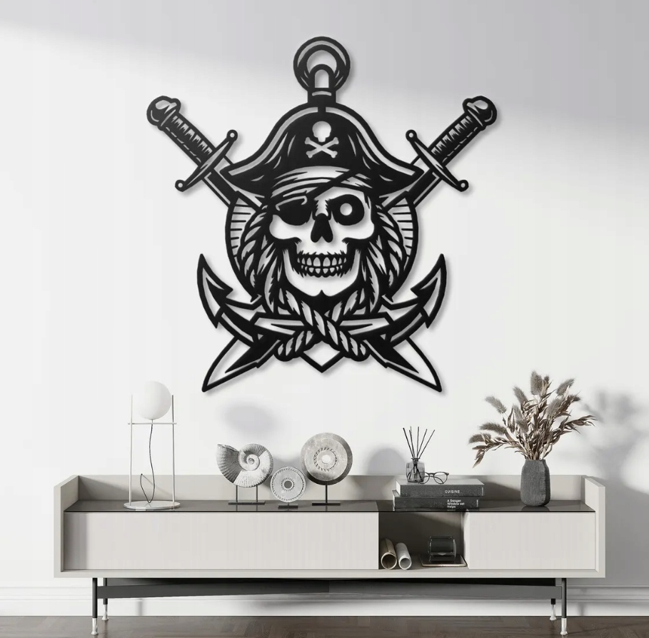 DEKORACJA ścienna Obraz wzór ZNAK PIRACKI - obrazek 3