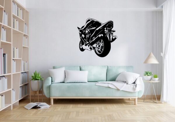 MOTOCYKL PANEL ŚCIENNY NAKLEJKA OBRAZ - obrazek 2
