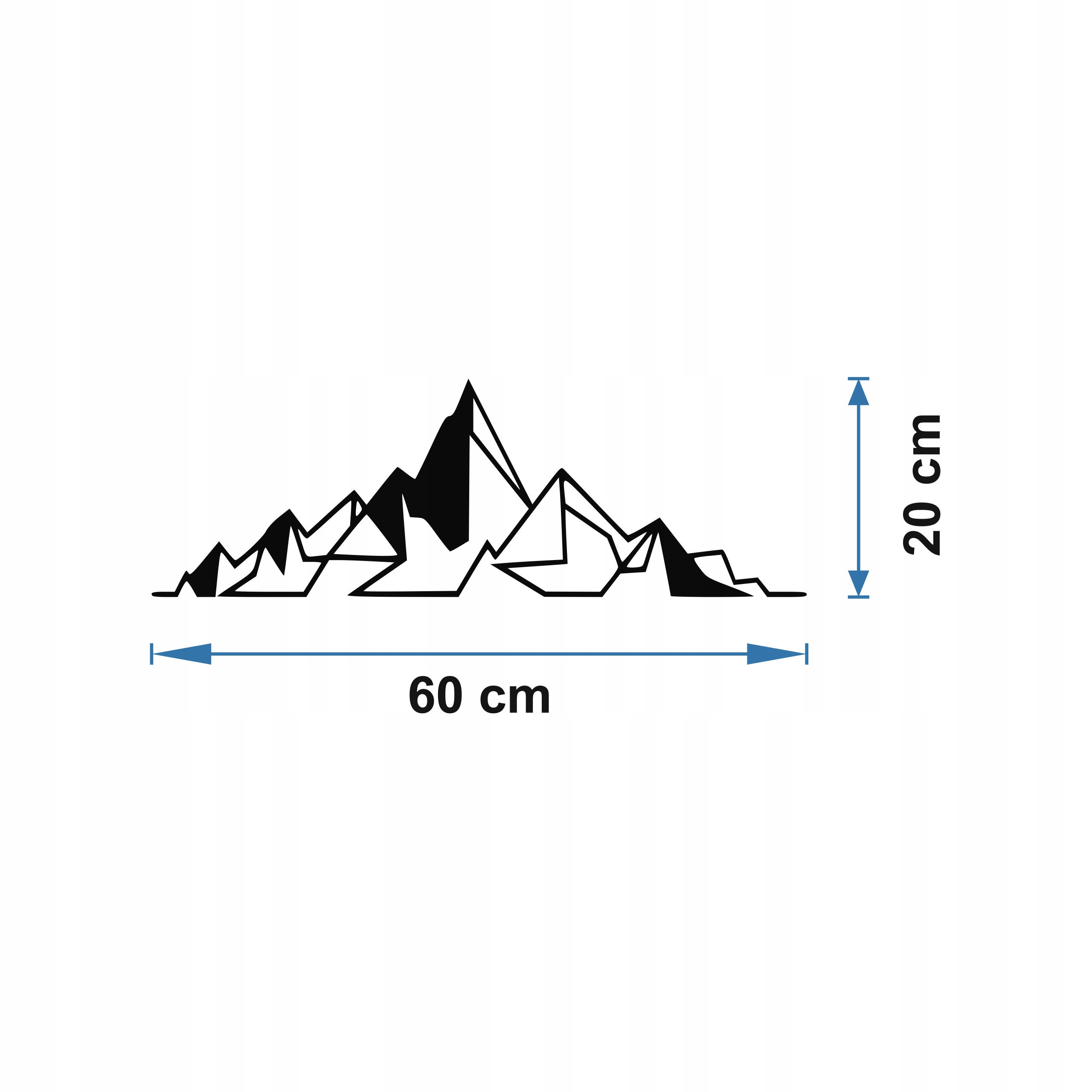 GÓRY NATURA DESIGN PANEL ŚCIENNY NAKLEJKA OBRAZ - obrazek 4