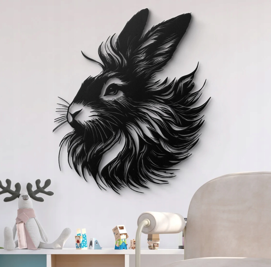 DEKORACJA ścienna Obraz wzór ZAJĄC - obrazek 3