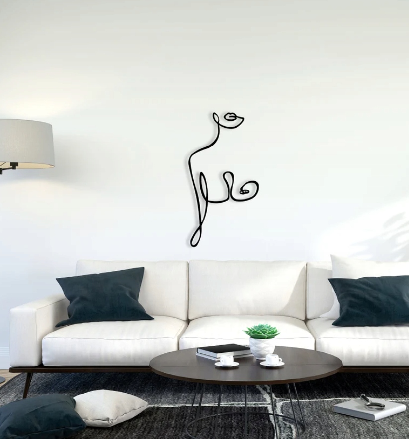 DEKORACJA ścienna Obraz wzór sylwetka kobiety - obrazek 3