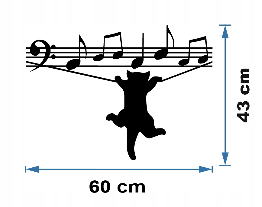 KOTEK DEKORACJA PANEL ŚCIENNY NAKLEJKA OBRAZ - obrazek 4