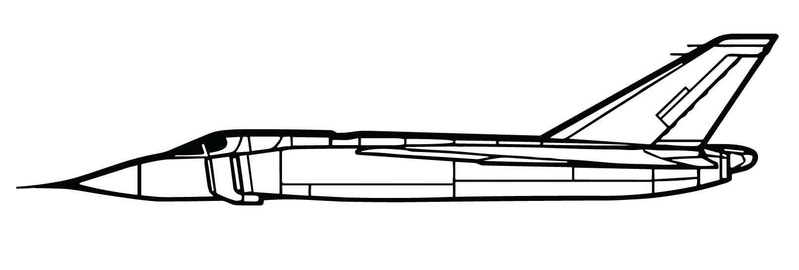 DEKORACJA ścienna Obraz CF-105 ARROW