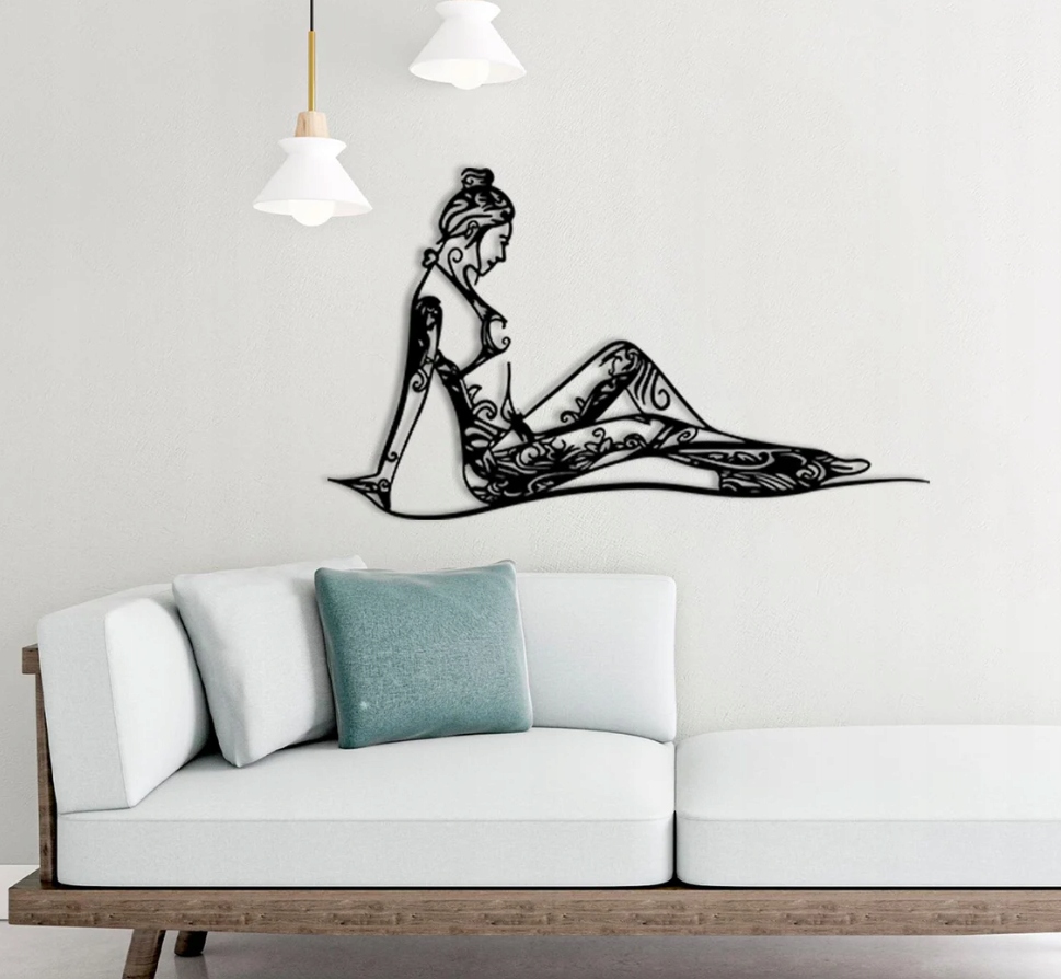 DEKORACJA ścienna Obraz wzór sylwetka kobiety - obrazek 3