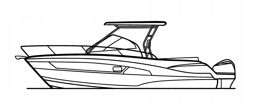 DEKORACJA ścienna Obraz BOAT MODEL LEADER 9 WA