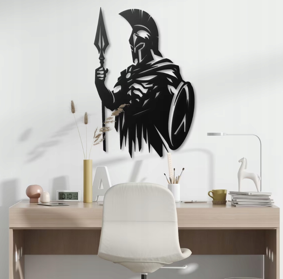 DEKORACJA ścienna Obraz wzór ŻOŁNIERZ SPARTAŃSKI - obrazek 3