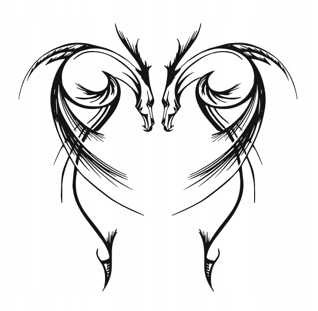 DEKORACJA ścienna Obraz wzór SMOK