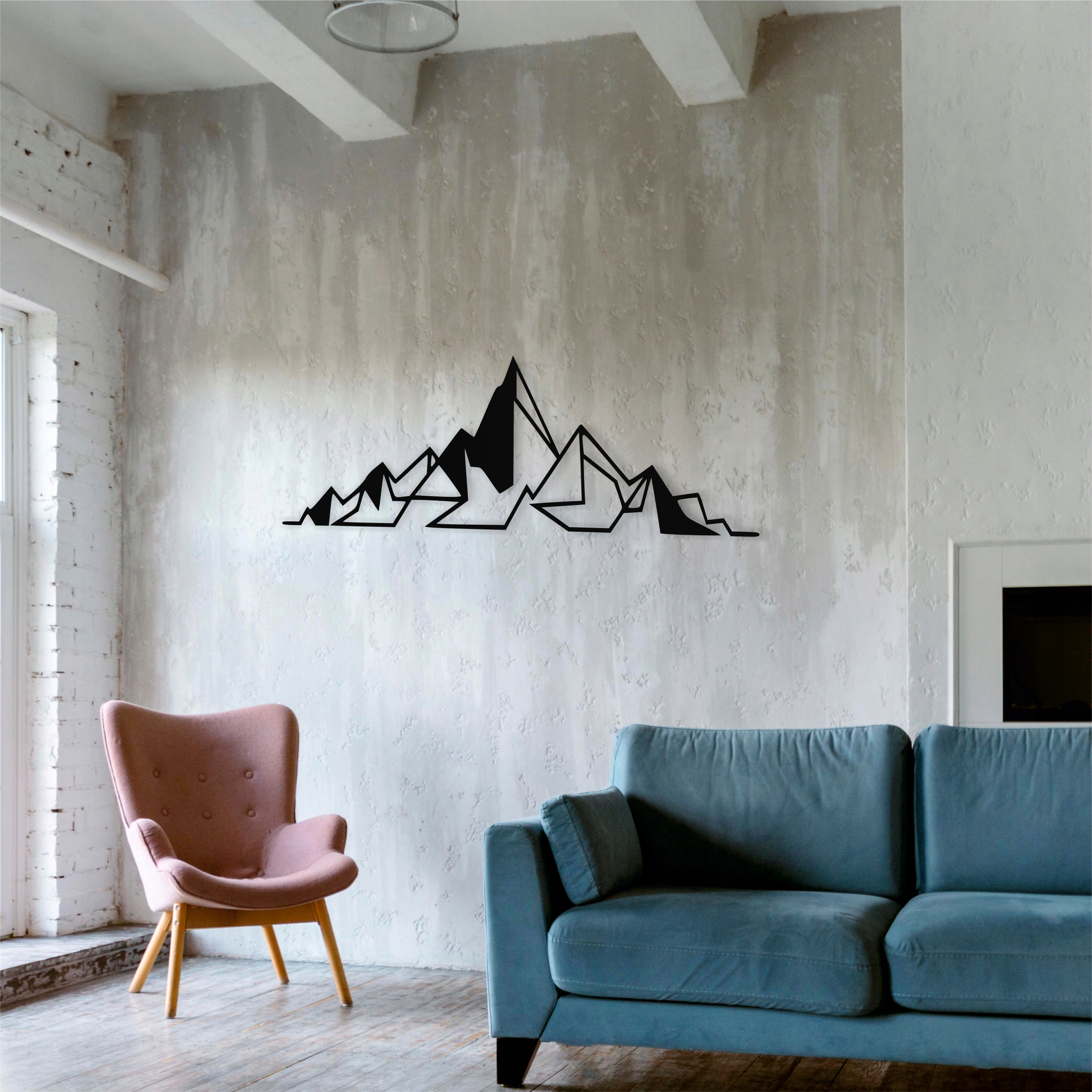 GÓRY NATURA DESIGN PANEL ŚCIENNY NAKLEJKA OBRAZ - obrazek 3