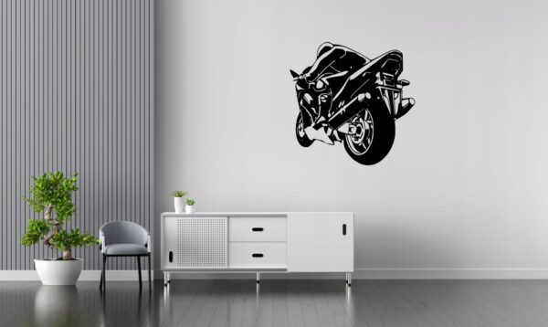 MOTOCYKL PANEL ŚCIENNY NAKLEJKA OBRAZ - obrazek 3