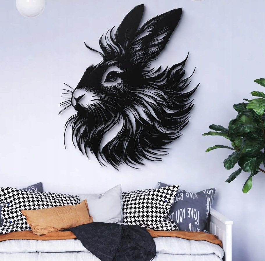 DEKORACJA ścienna Obraz wzór ZAJĄC - obrazek 2