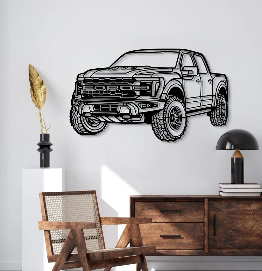 DEKORACJA ścienna Obraz Samochód FORD RAPTOR 2024 - obrazek 3