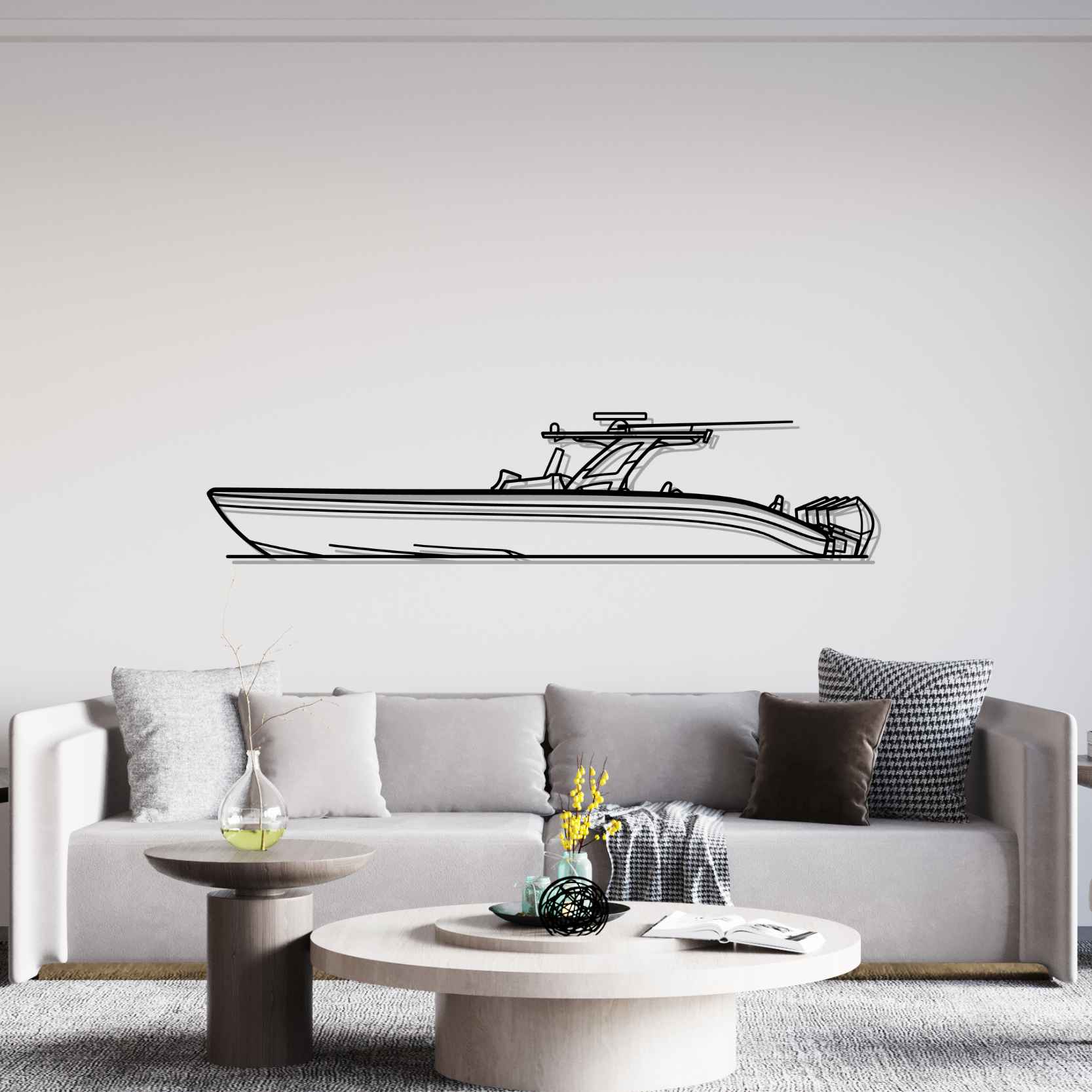 DEKORACJA ścienna Obraz BOAT MODEL 43 - obrazek 3