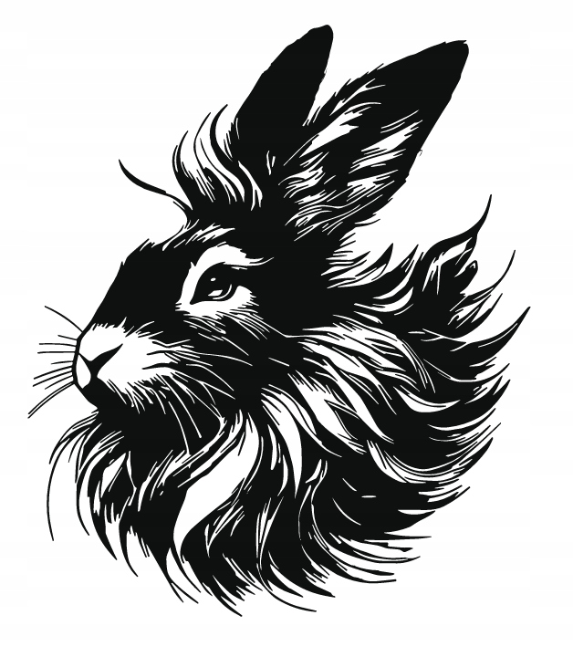 DEKORACJA ścienna Obraz wzór ZAJĄC