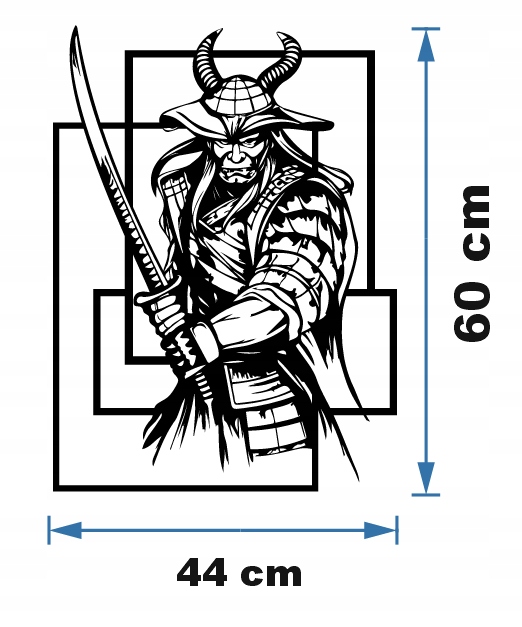 WOJOWNIK DEKORACJA PANEL ŚCIENNY NAKLEJKA OBRAZ - obrazek 4