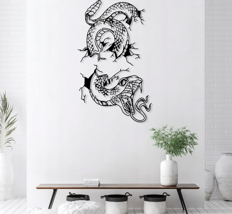 DEKORACJA ścienna Obraz wzór WĄŻ - obrazek 2