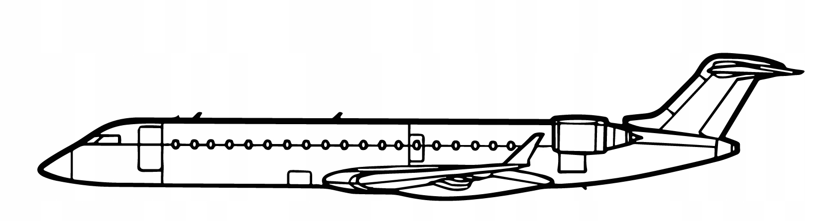 DEKORACJA ścienna Obraz CRJ700