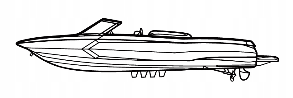 DEKORACJA ścienna Obraz BOAT MODEL PROSTAR